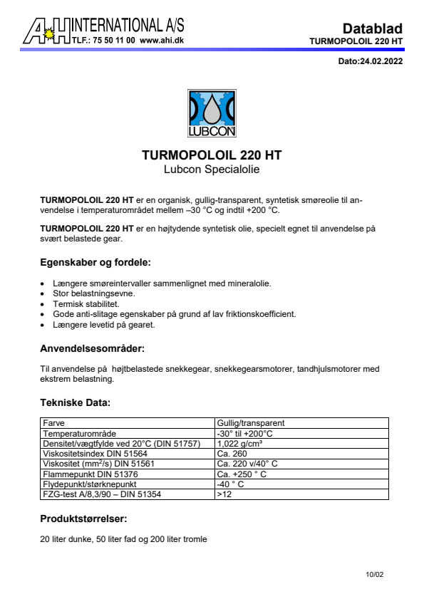 

Turmopoloil 220 HT TDB

